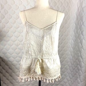 French connection sand white color shirt